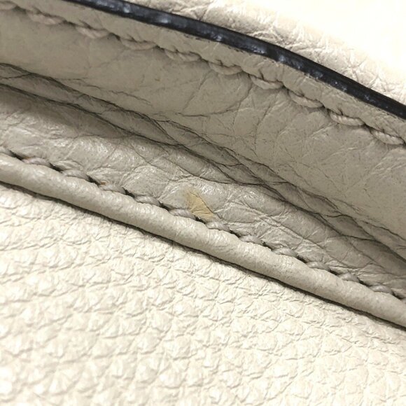 GUCCI Authentic White Leather Bamboo Backpack main image 6